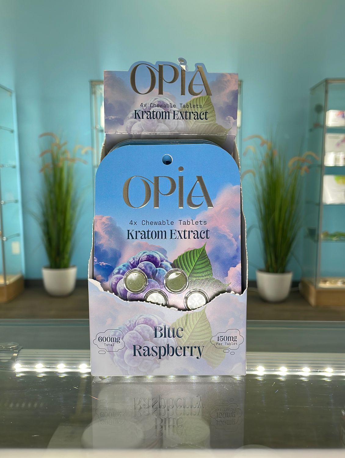 Opia Kratom Extract 600mg 4ct - Blue Raspberry