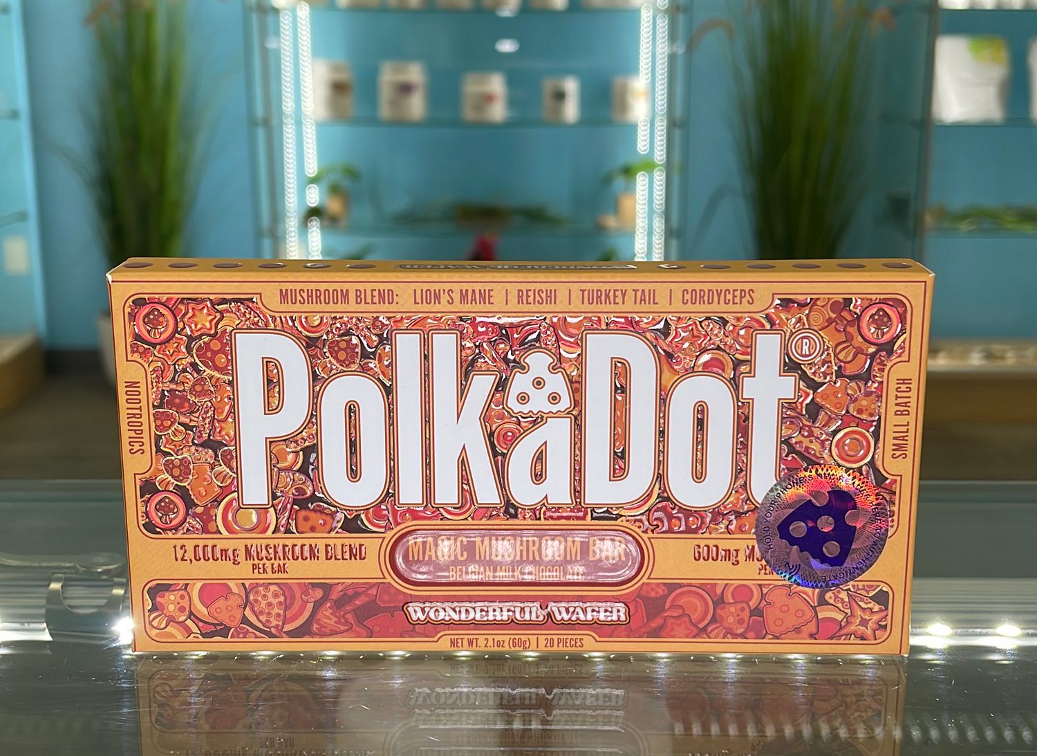 Polka Dot 12,000mg Chocolate Bar - Wonderful Wafer