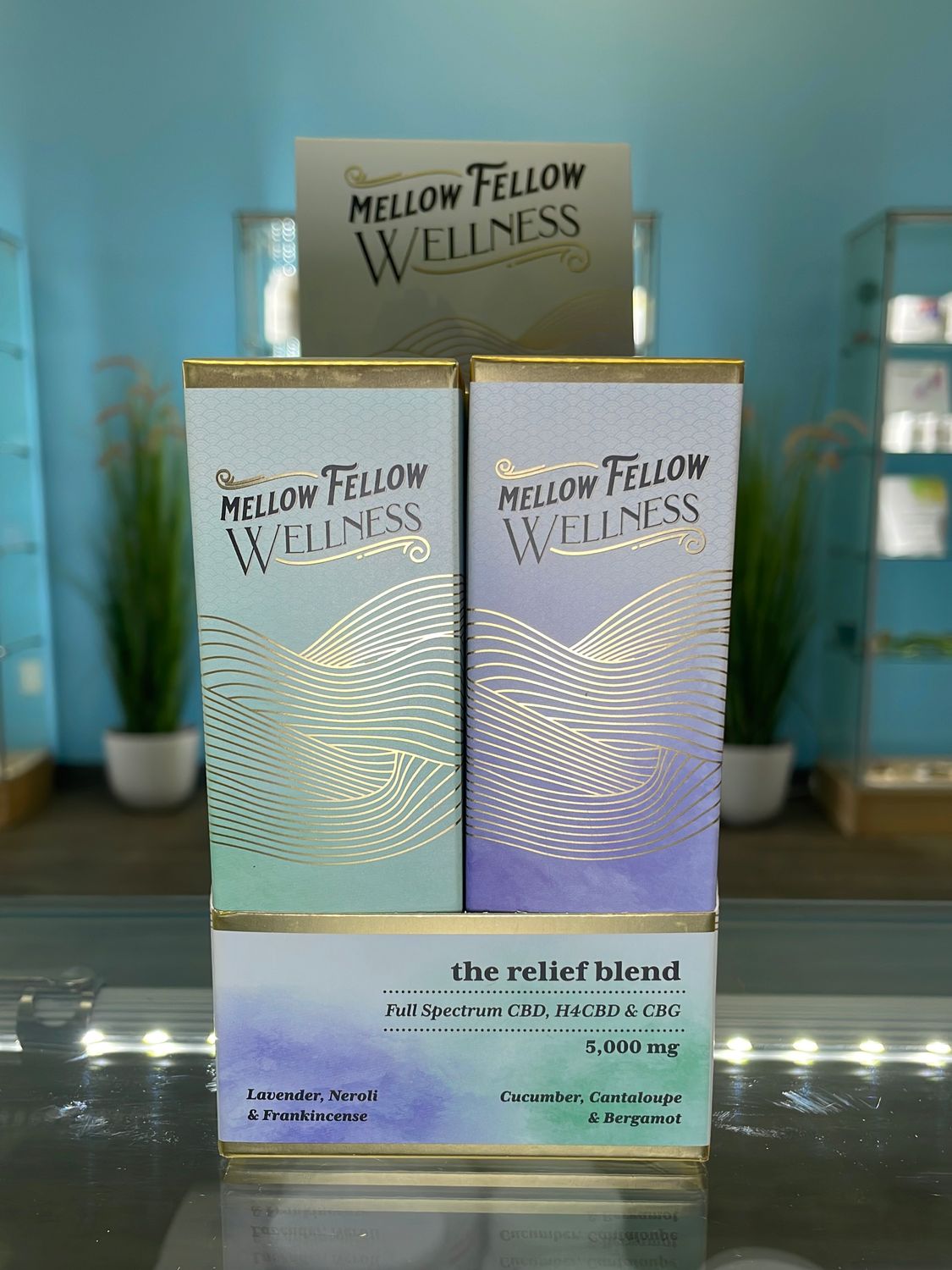 Mellow Fellow Wellness Roll On, Relief Blend, 5000mg, Cucumber mix