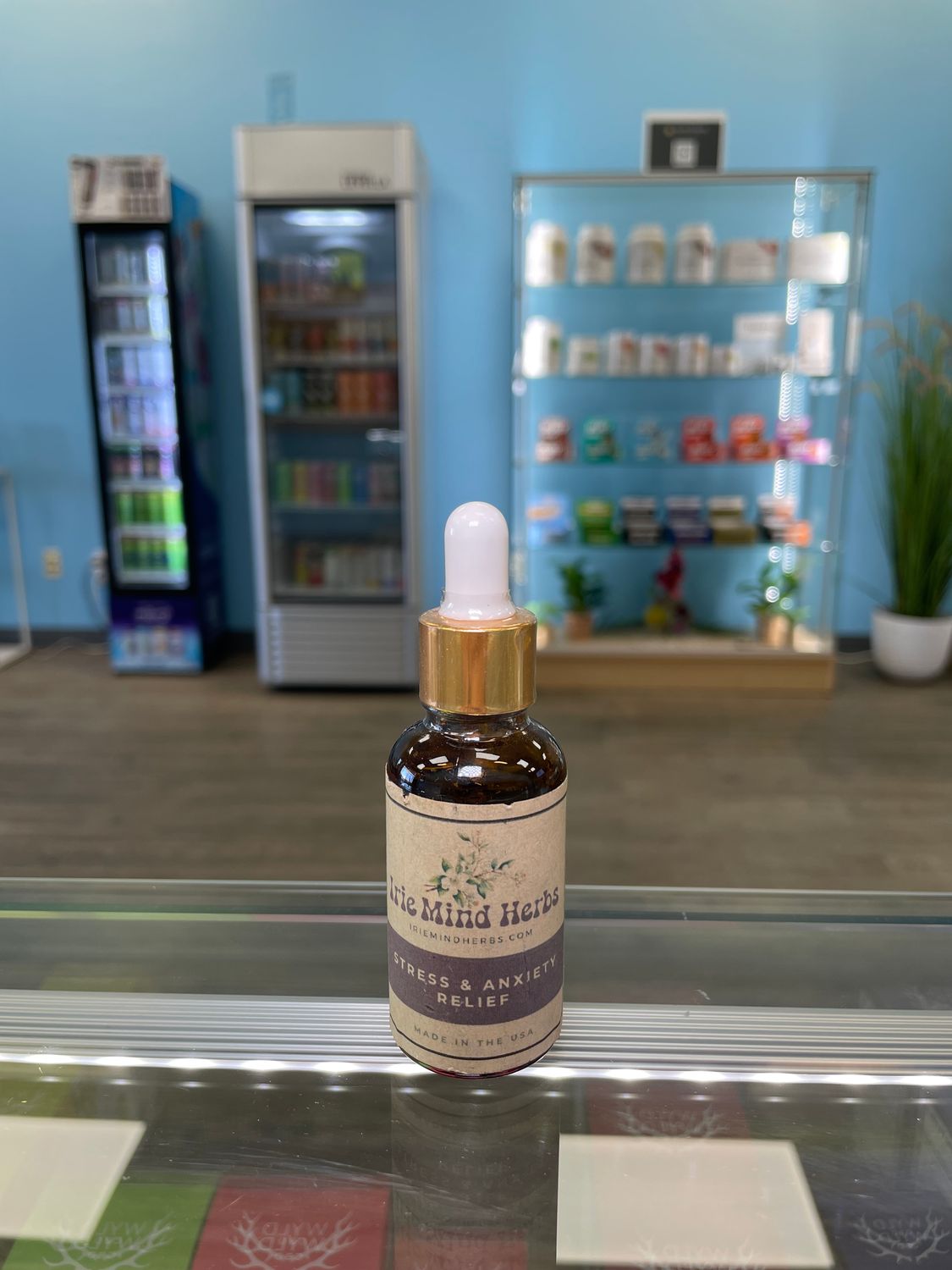 Irie Mind Herbs Stress and Anxiety Relief tincture alcohol free