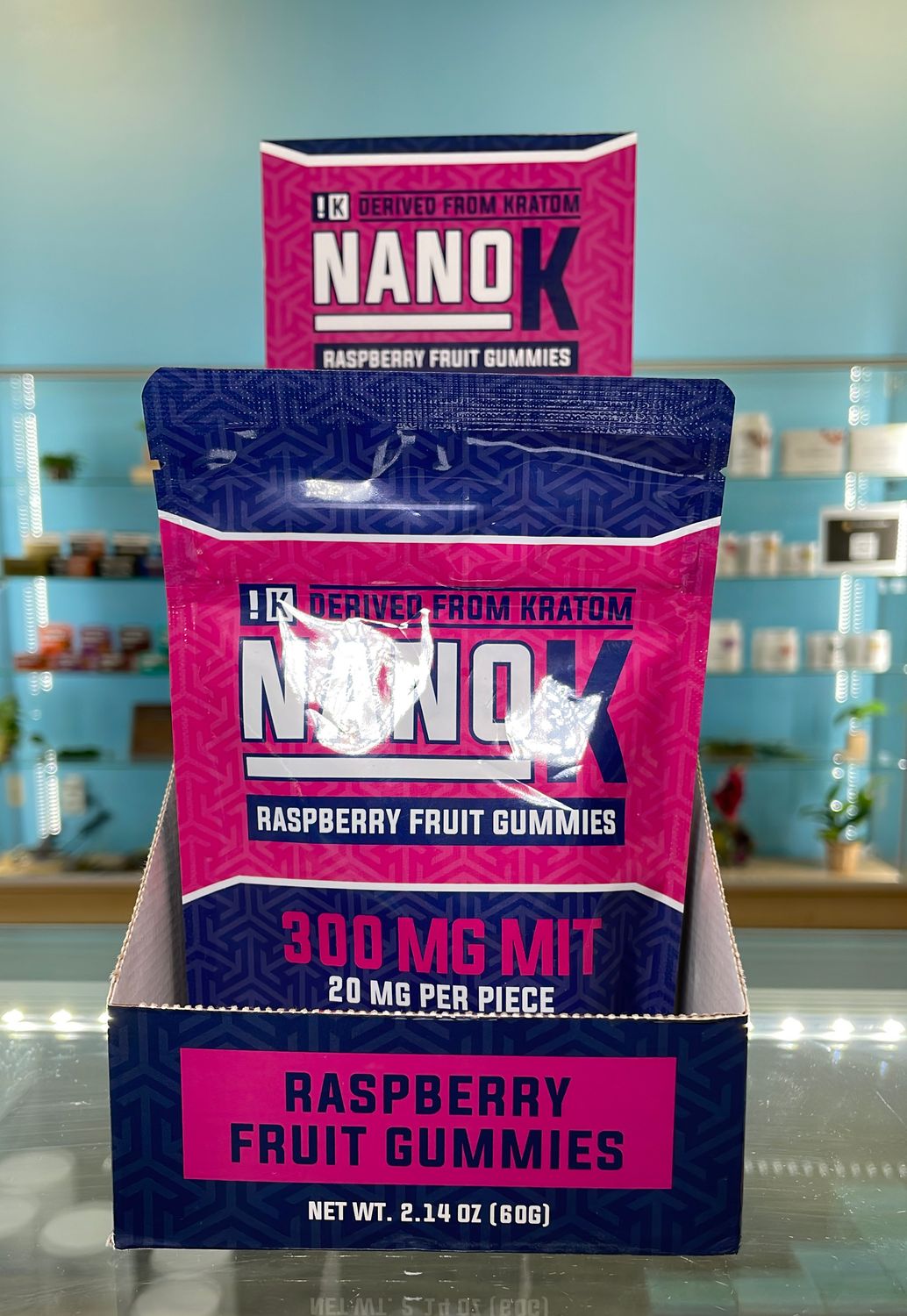 NanoK Gummies 300mg 15ct - Raspberry