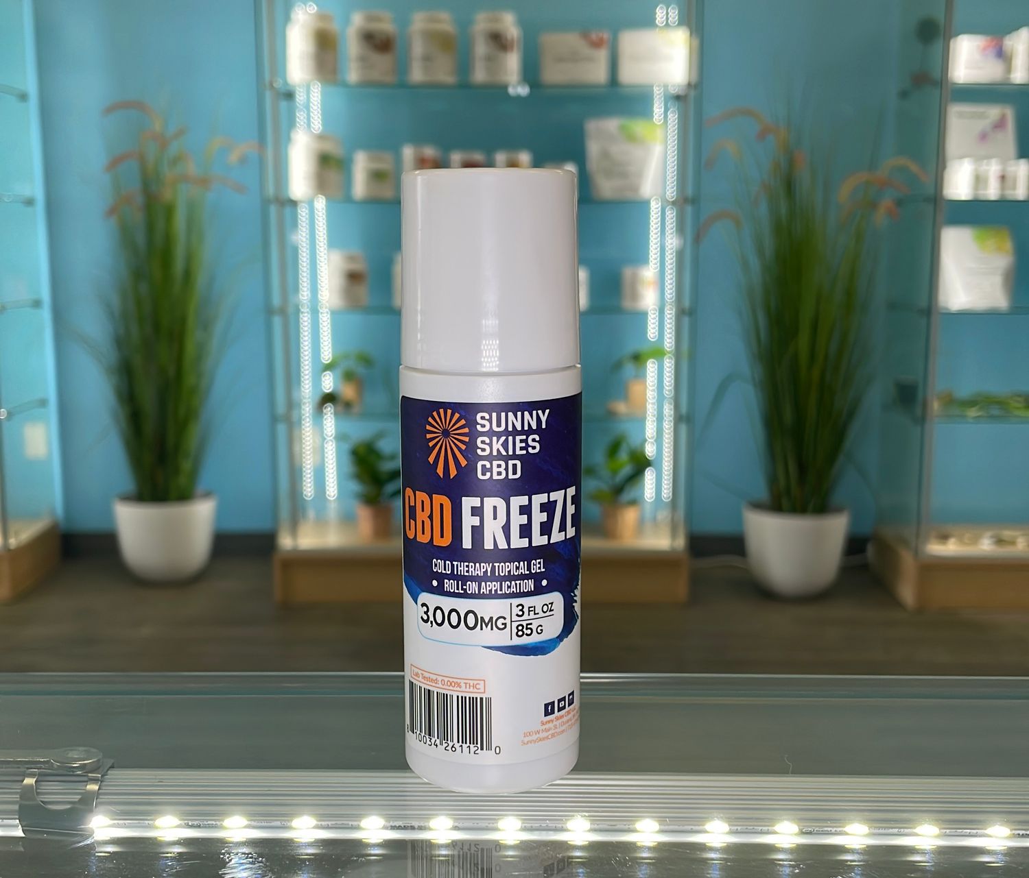 Sunny Skies CBD Freeze Roll-on 3,000mg