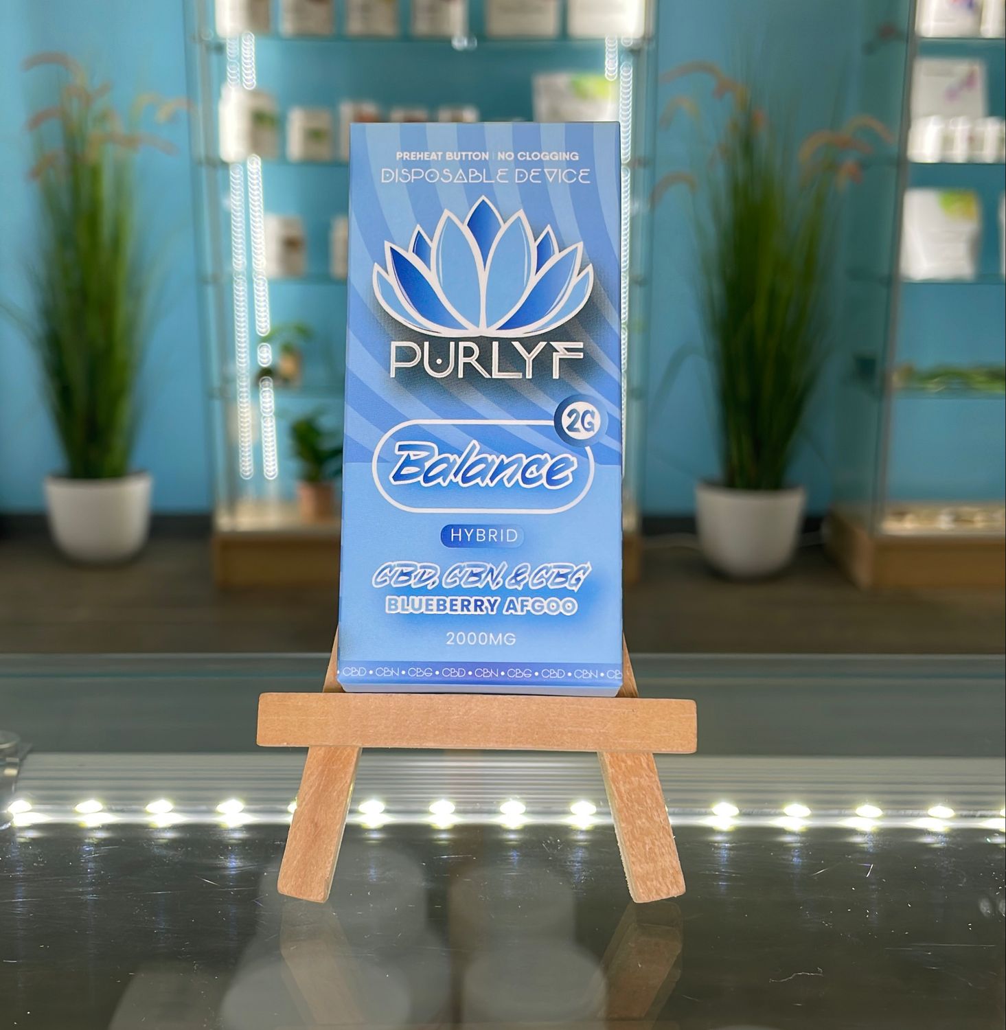 Purlyf CBD Full Spec Disposable Vape, Balance