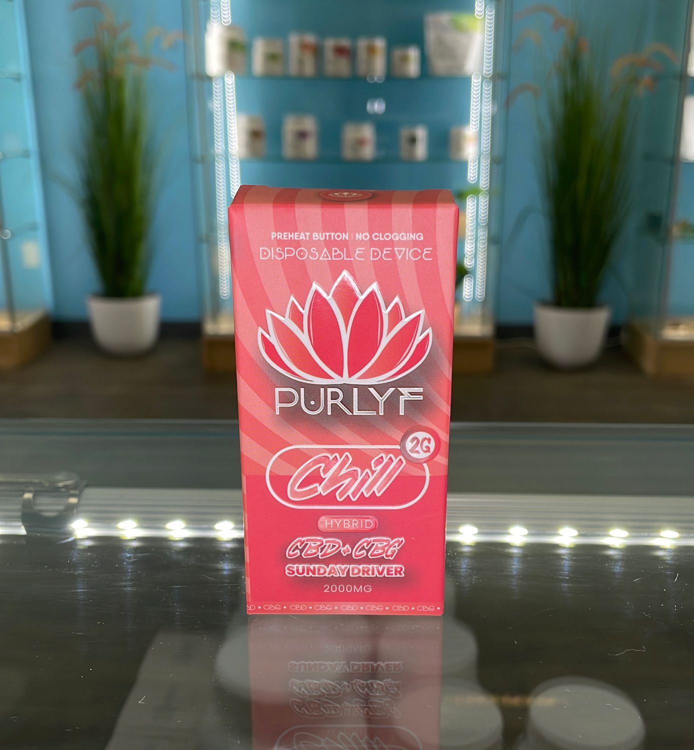 Purlyf CBD Full Spec Disposable Vape, Chill