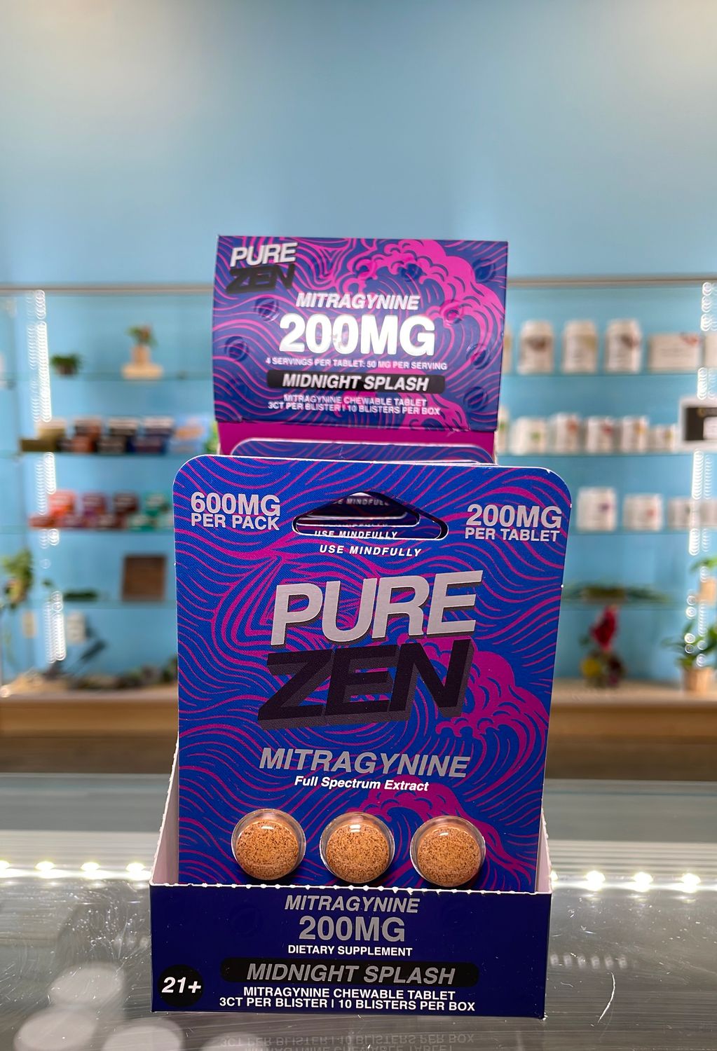 Pure Zen Mitrgynine 600mg 3ct - Midnight Splash