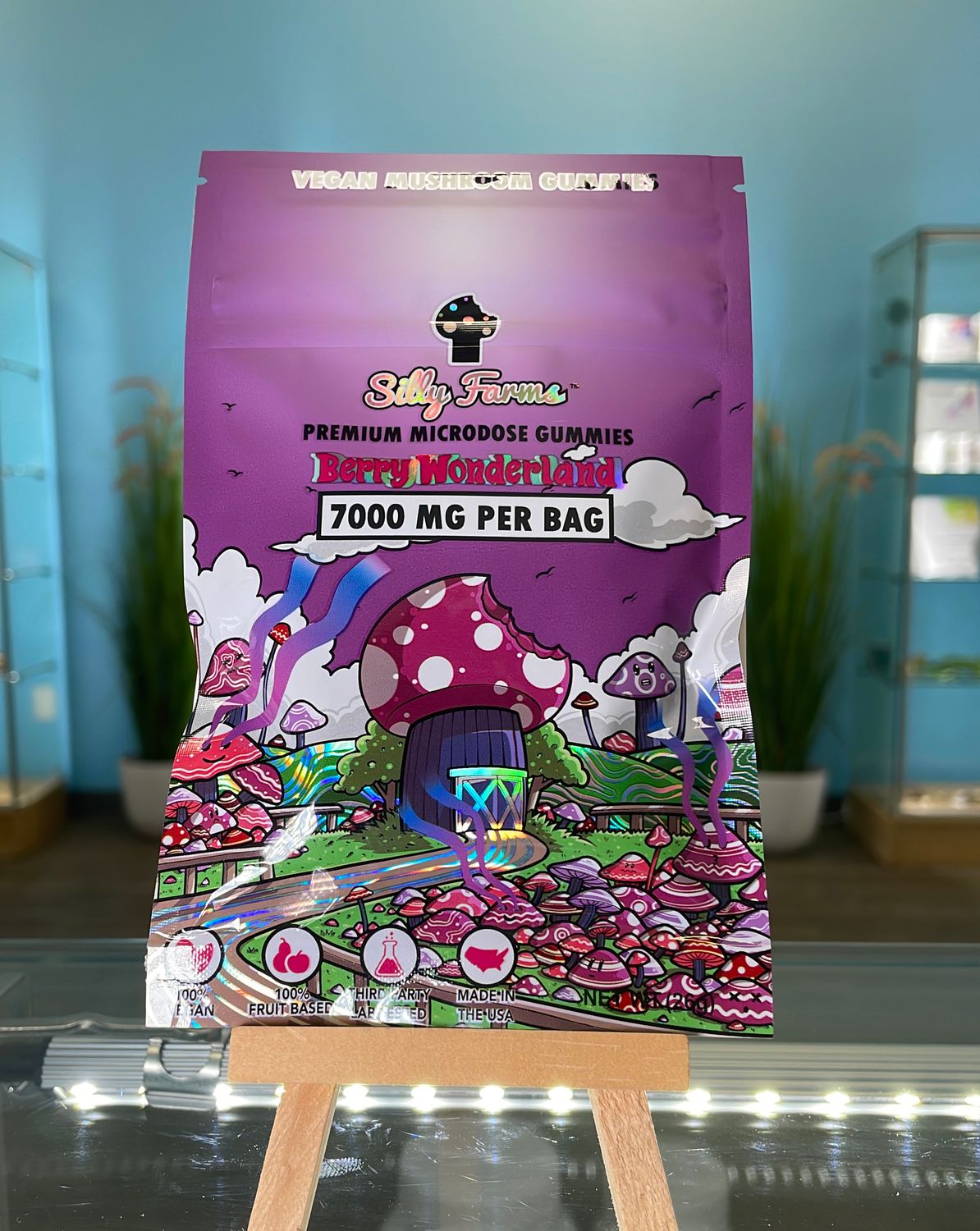 Silly Farms - Vegan Mushroom Gummies 8ct - Berry Wonderland