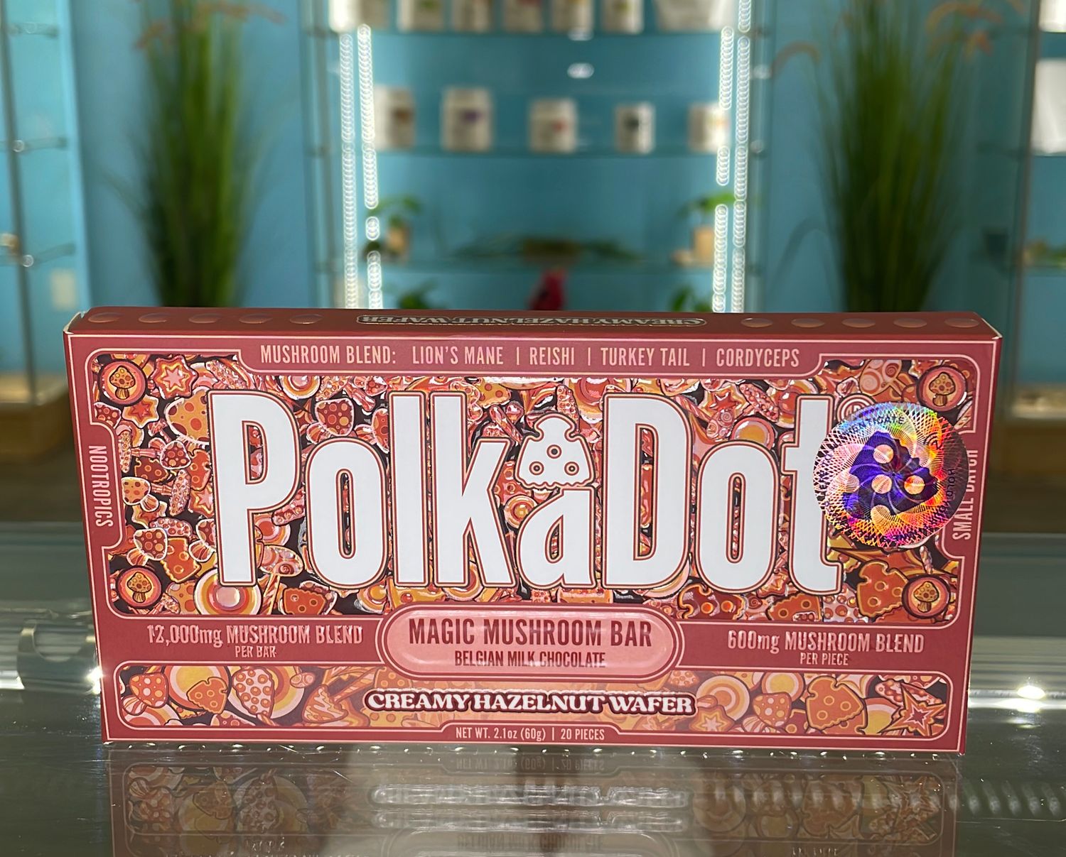 Polka Dot 12,000mg Chocolate Bar - Belgian White Chocolate