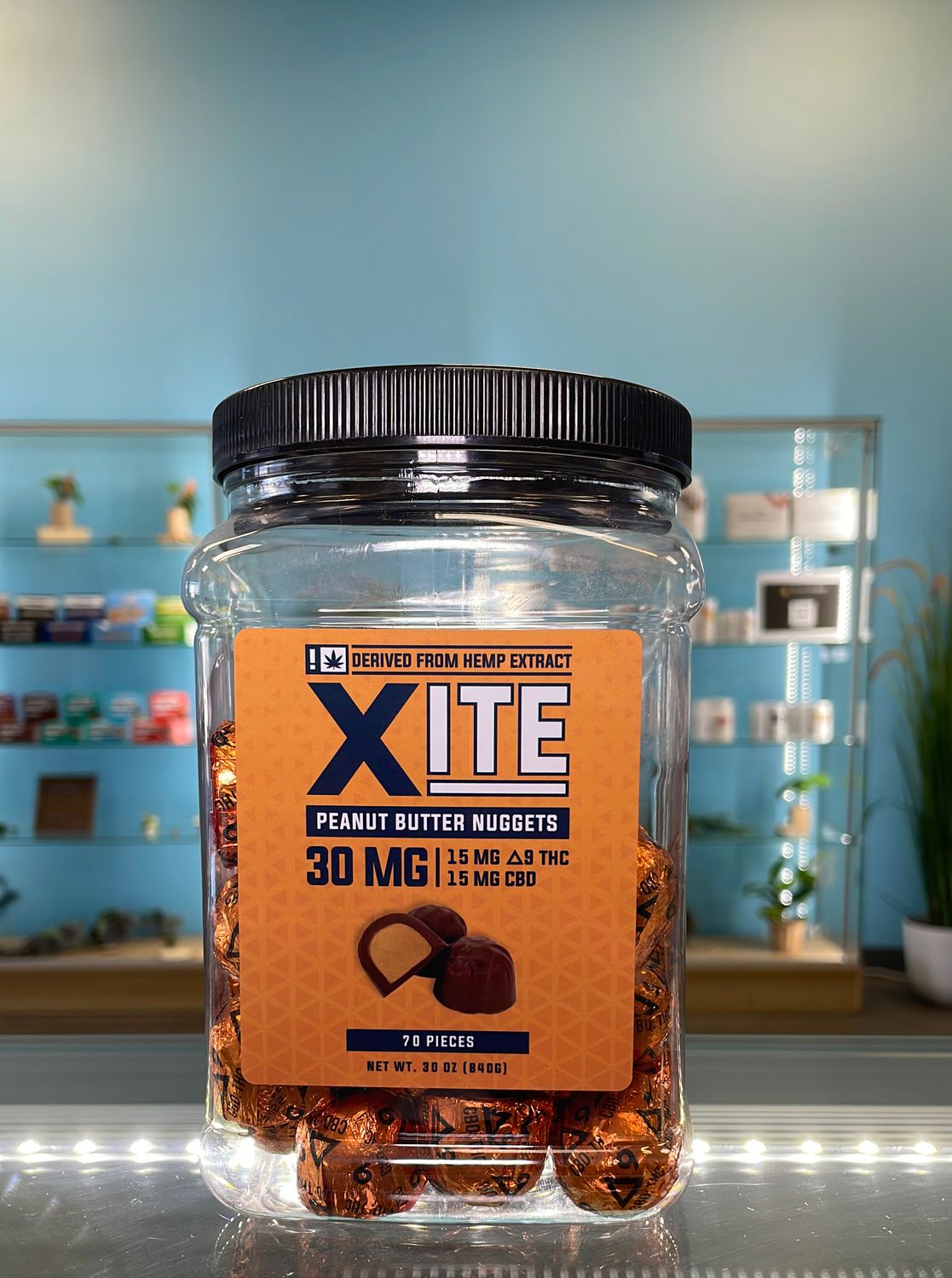 Xite Peanut Butter Nugget, Delta9/CBD, 30mg