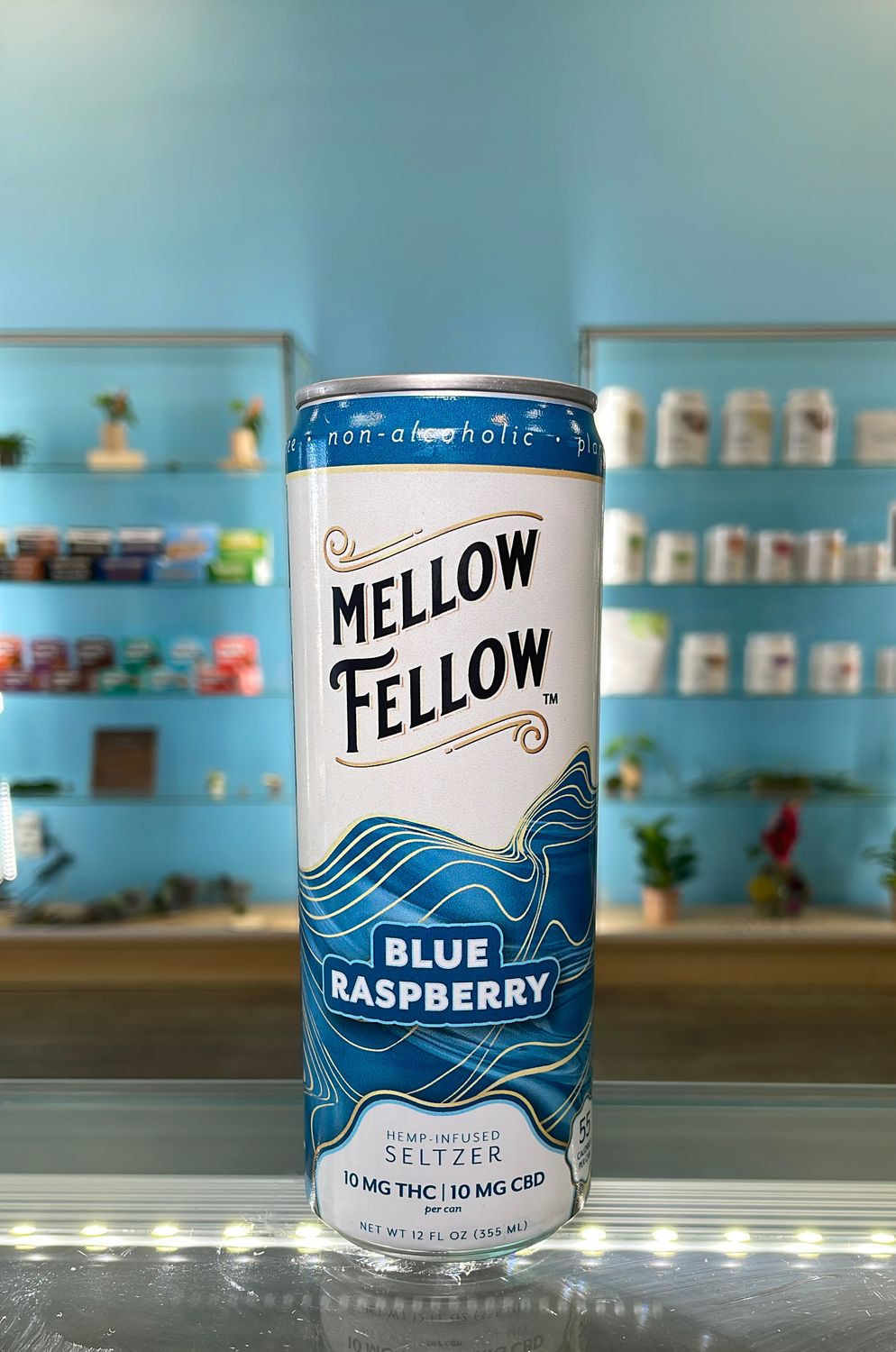 Mellow Fellow Seltzer - Blue Raspberry