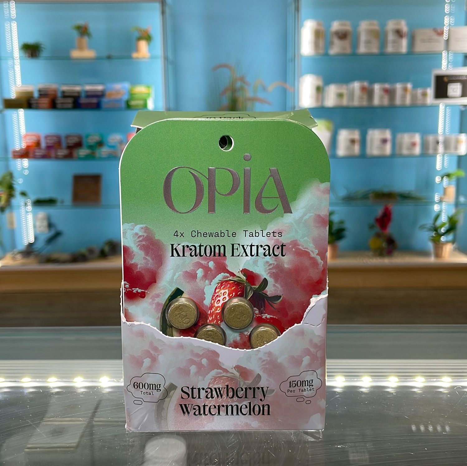 Opia Kratom Extract 600mg 4ct - Strawberry Watermelon