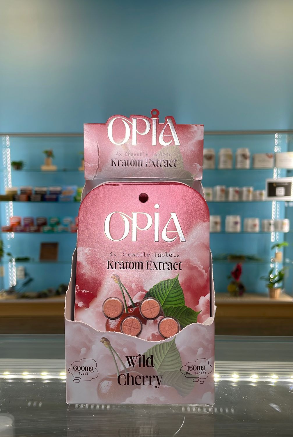 Opia Kratom Extract 600mg 4ct - Wild Cherry