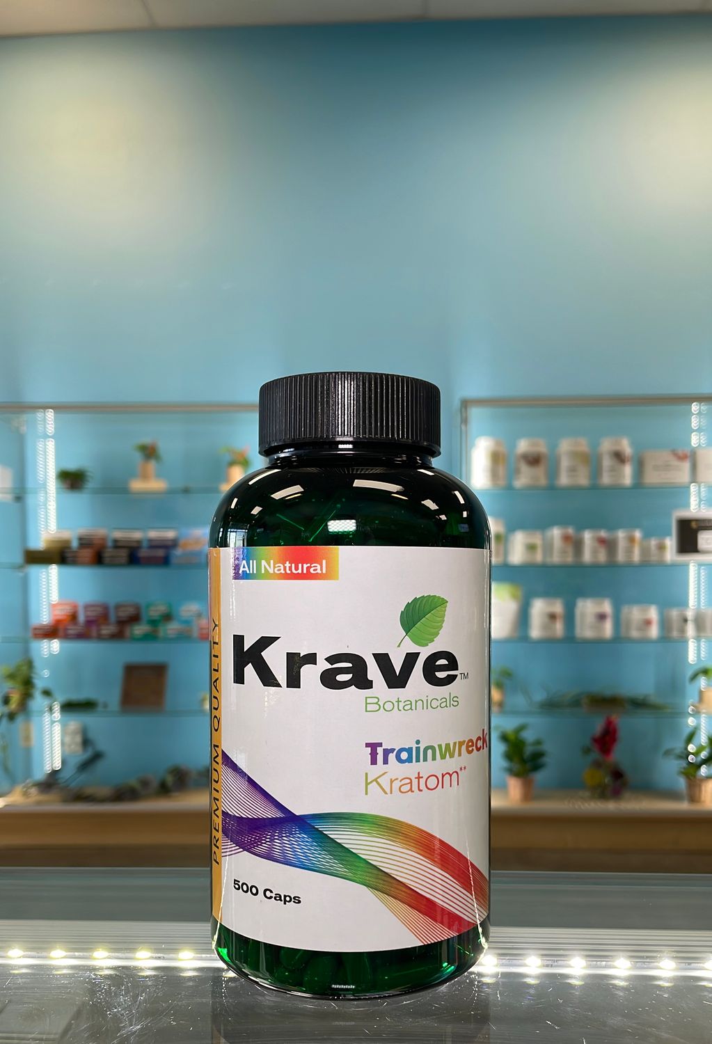 Krave Kratom Capsules 500ct - Trainwreck