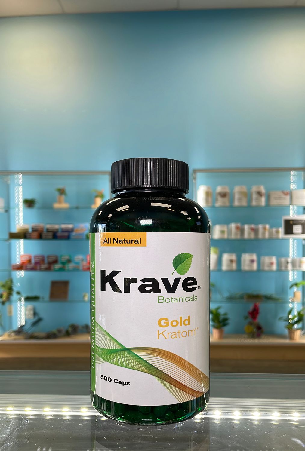 Krave Kratom Capsules 500ct - Gold
