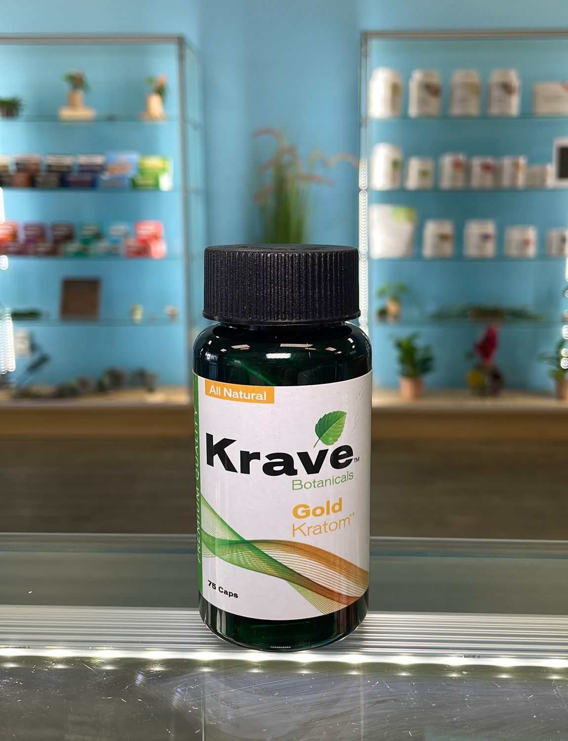 Krave Kratom Capsules 75ct - Gold