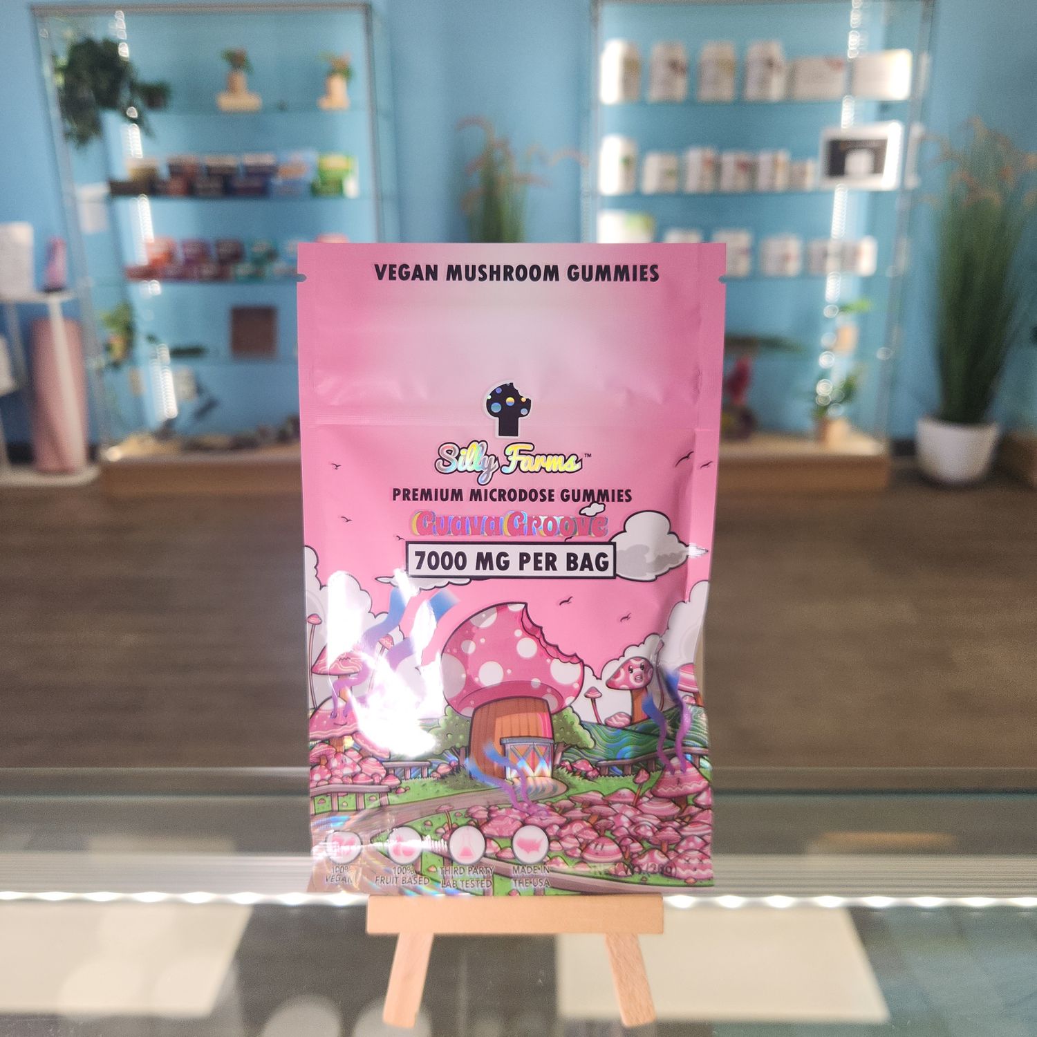 Silly Farms Vegan Mushroom Gummies 8ct - Guava Groove
