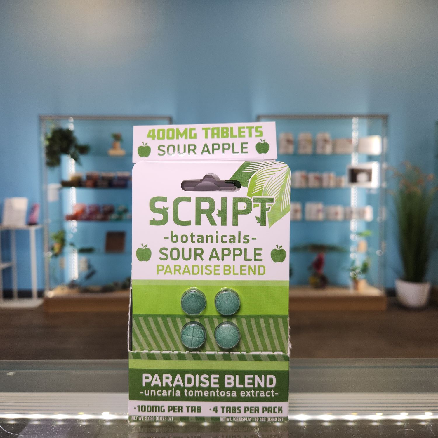 Script Botanicals 400mg 4ct - Sour Apple
