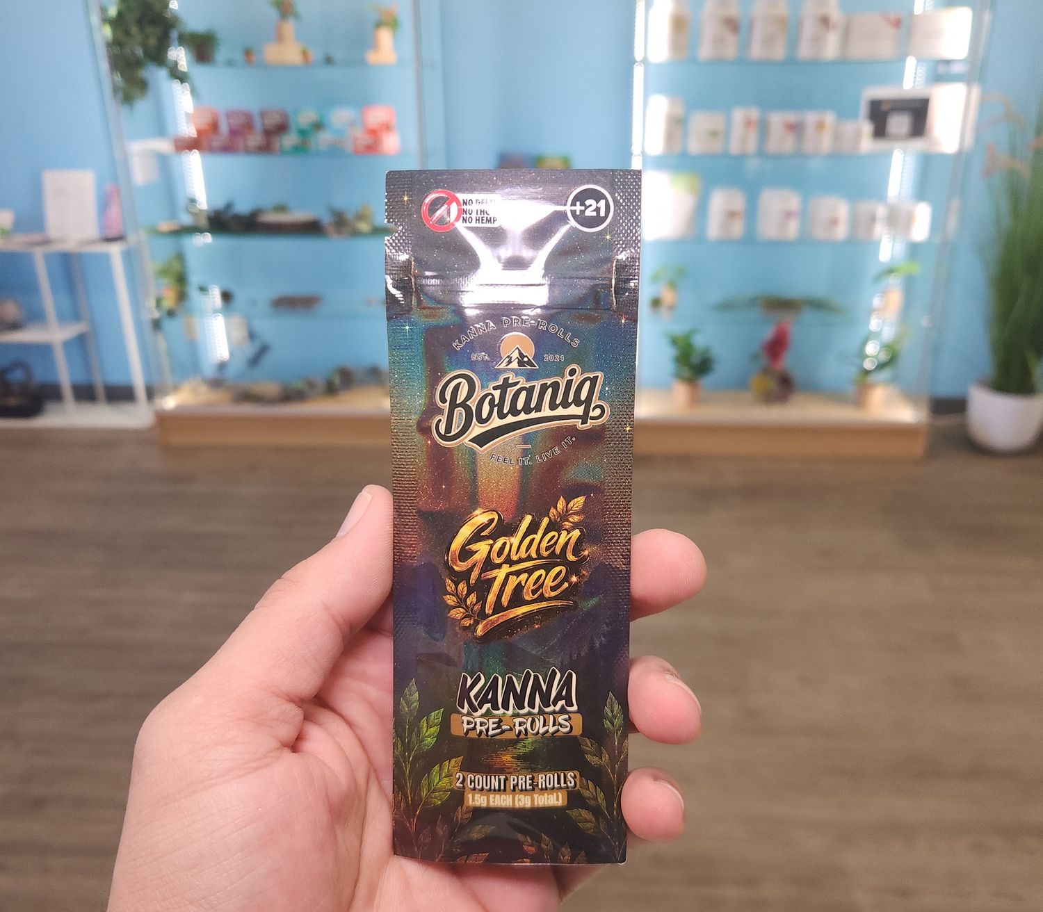 Botaniq Kanna Pre-Rolls - Golden Tree