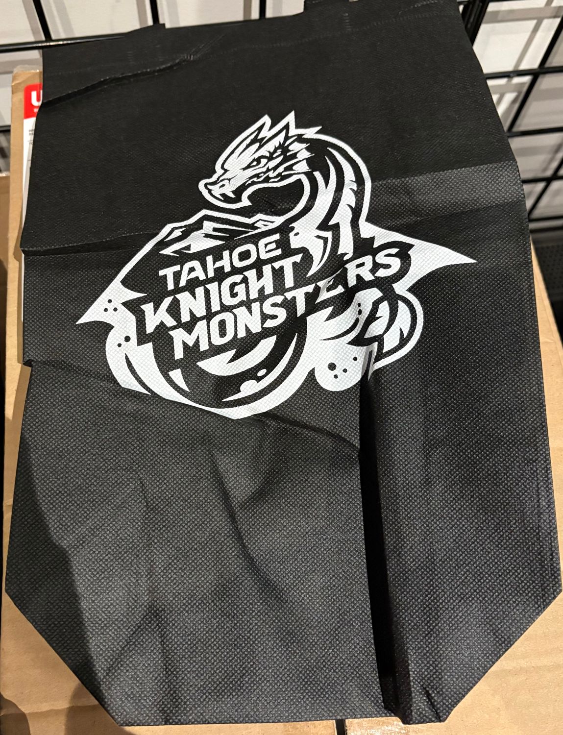 Knight Monsters Black Reusable Tote Bag