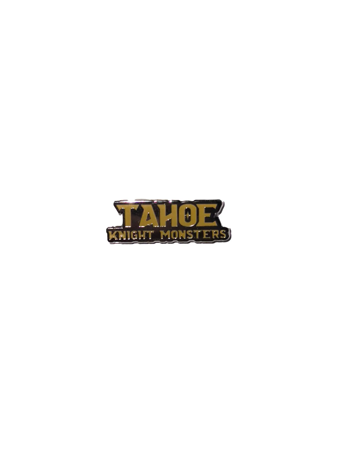 Tahoe Knight Monsters 1.25" Hard Enamel Wordmark Logo Lapel Pin