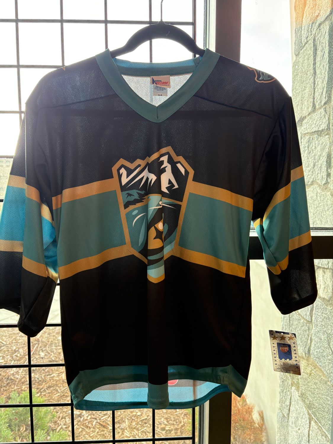 Knight Monsters Youth Black Sublimated Jersey