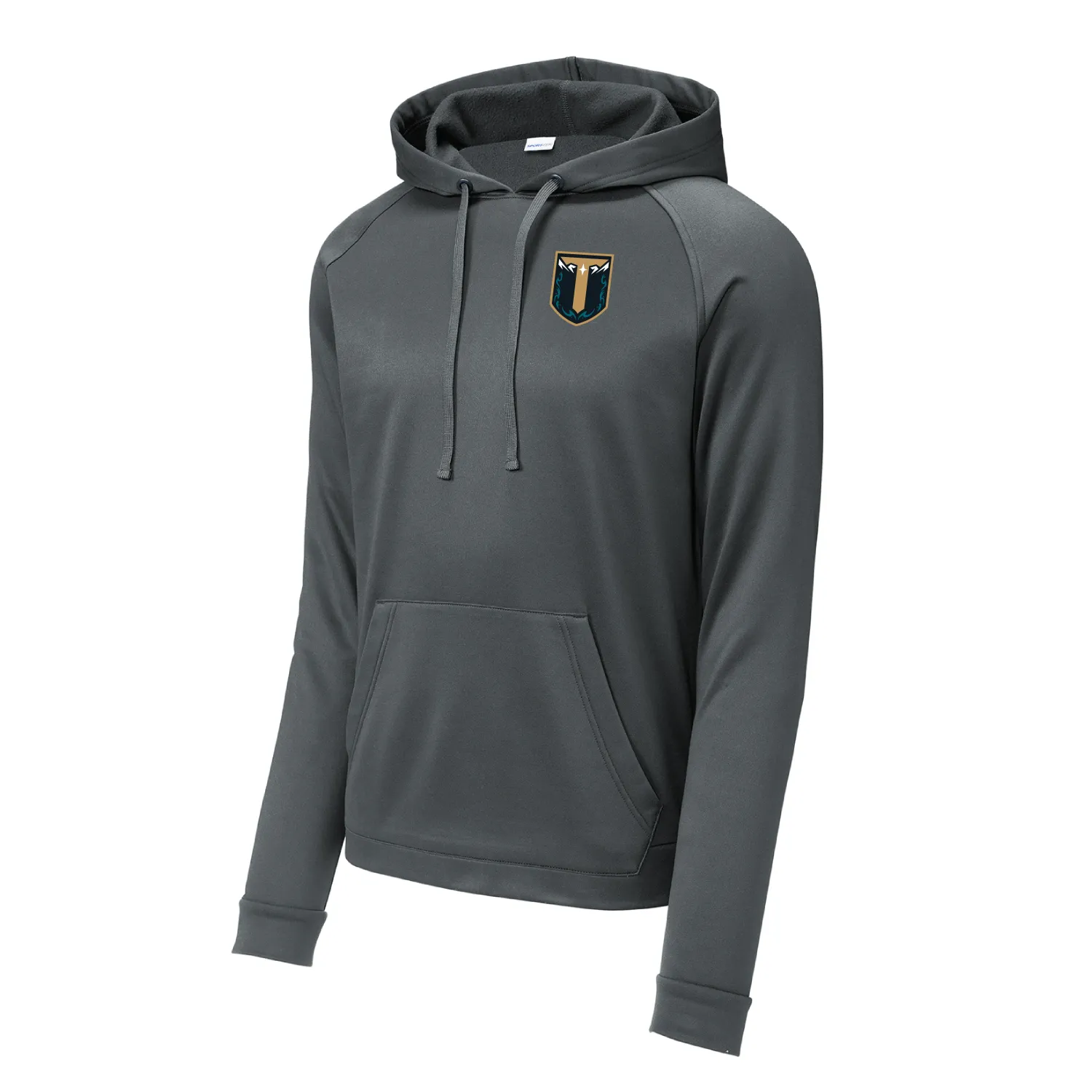 Tahoe Knight Monsters Gray Tertiary Logo Performance Fleece Pullover Hoodie