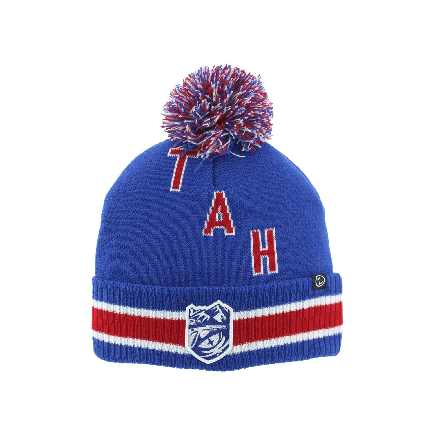 Knight Monsters Olympic Royal Stripe Pom Beanie