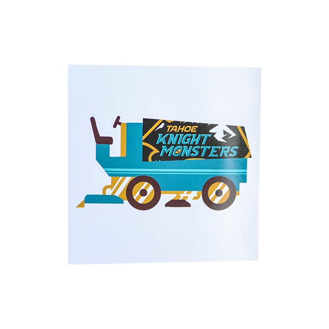 Tahoe Knight Monsters Ice Resurfacer Sticker