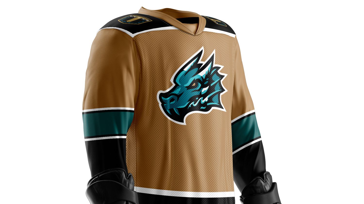 Tahoe Knight Monsters 25-26 Gold Replica Jersey