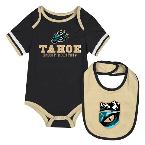 Tahoe Knight Monsters Colosseum Infant Onesie &amp; Bib Set