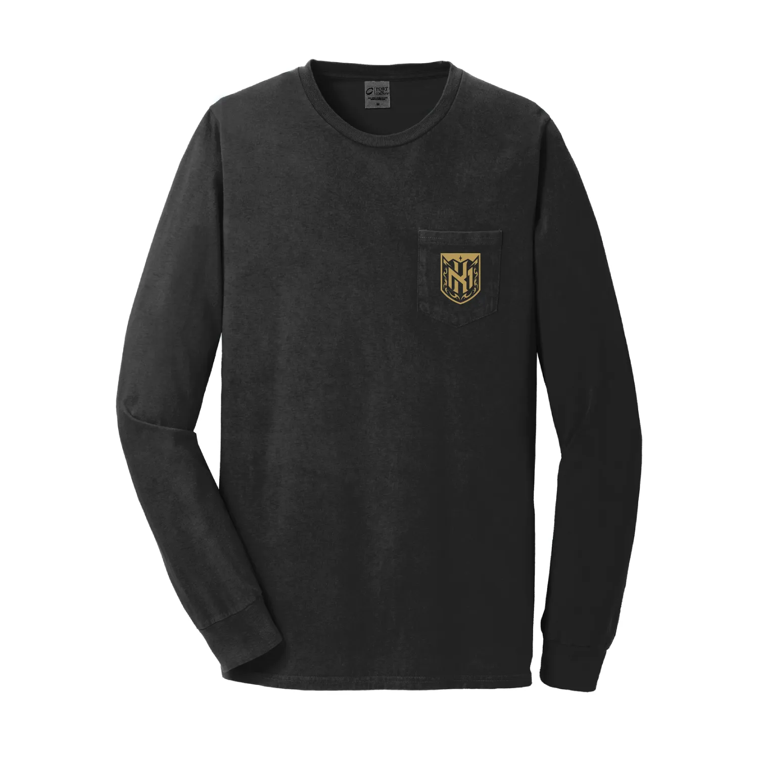 Tahoe Knight Monsters Shield Pocket Long Sleeve Tee