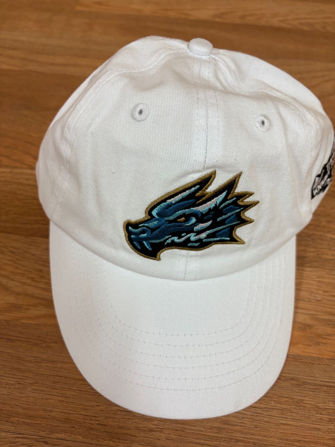 Knight Monsters Relaxed Fit White Monsters/Mountain Logo Hat