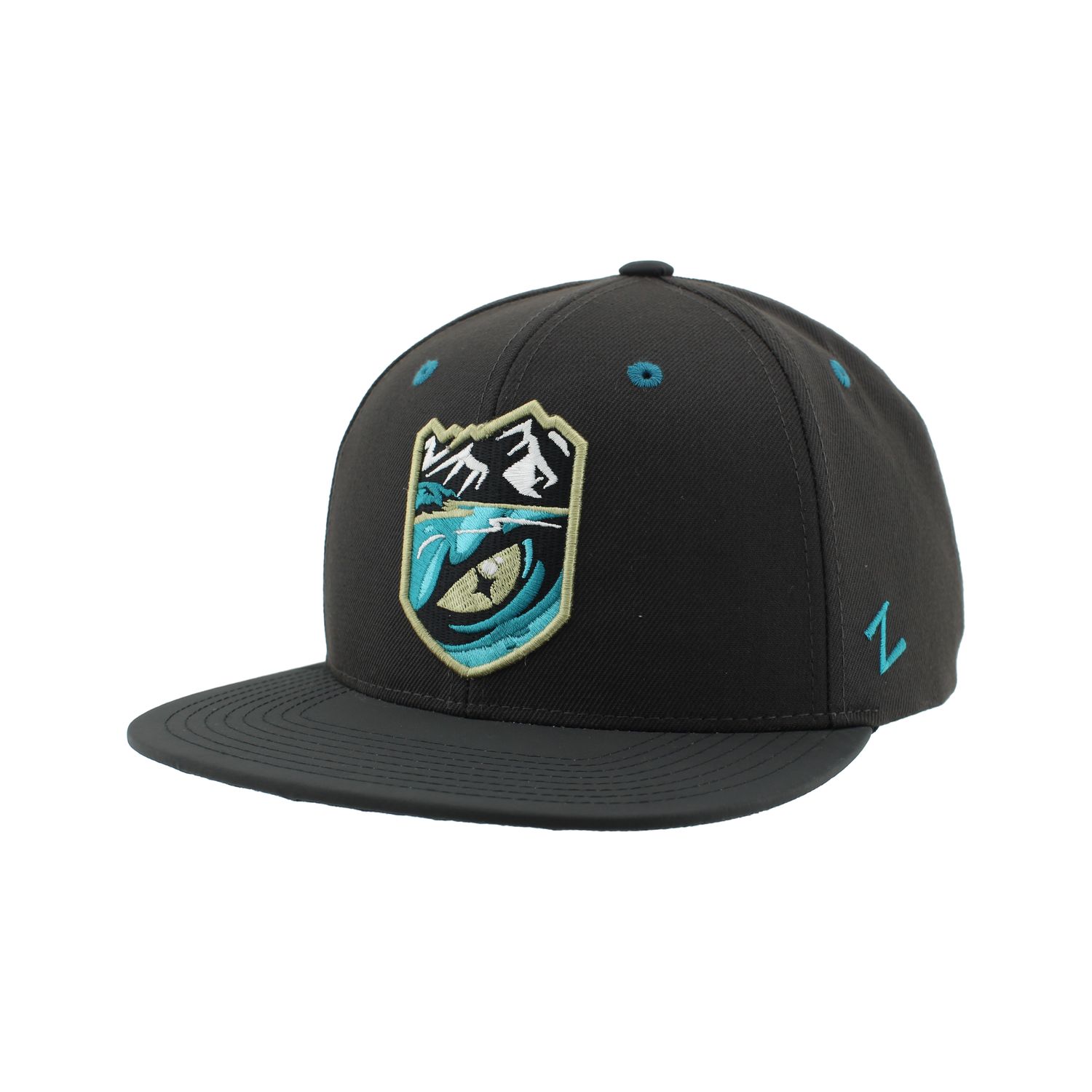 Tahoe Knight Monsters Z430 Char Gray/Black Pixel Hat
