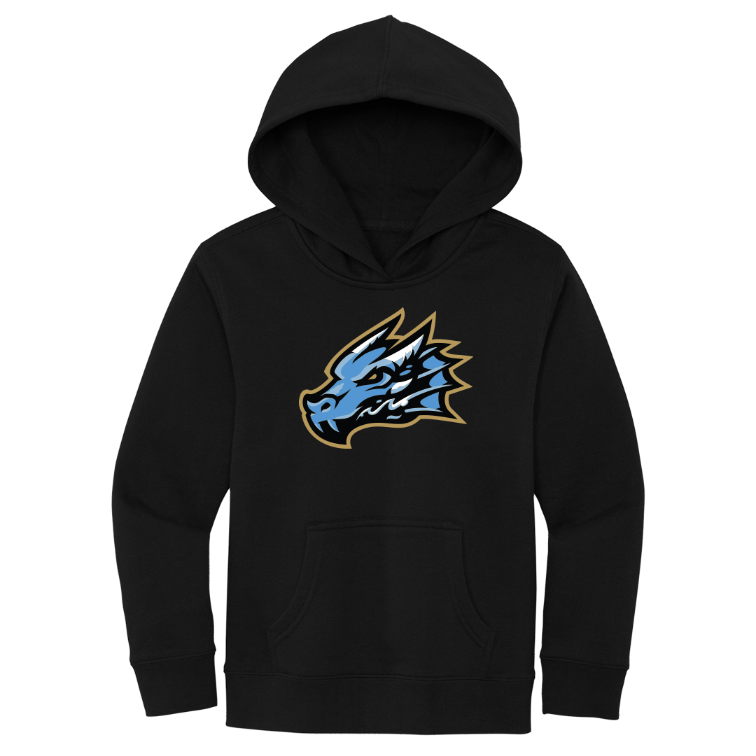 TKM Head Logo Youth V.I.T. Fleece Hoodie - Black