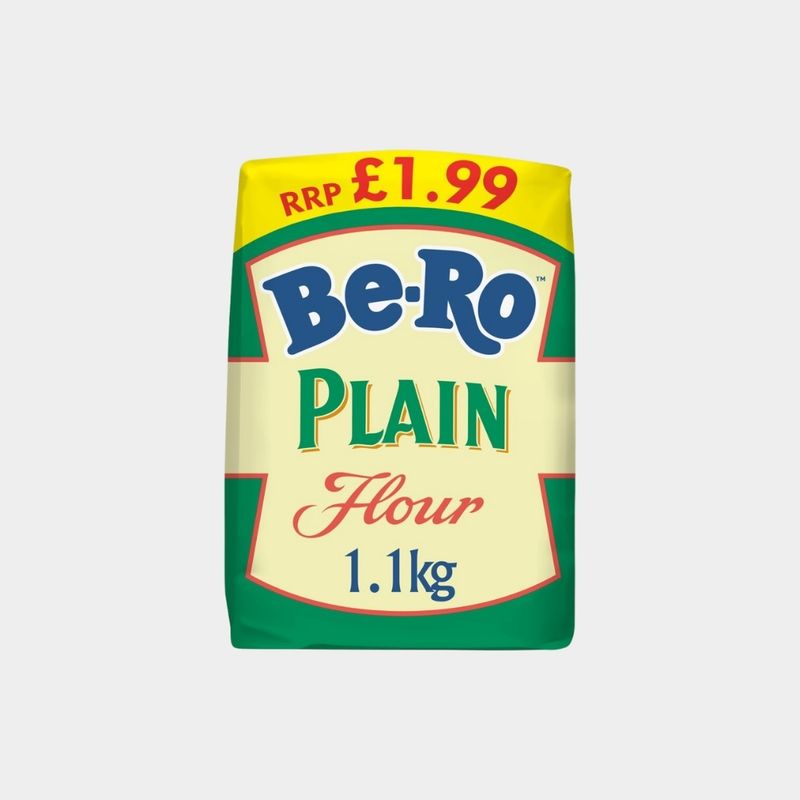 Be-Ro Pre-Sifted Plain Flour 1 x 1.1kg