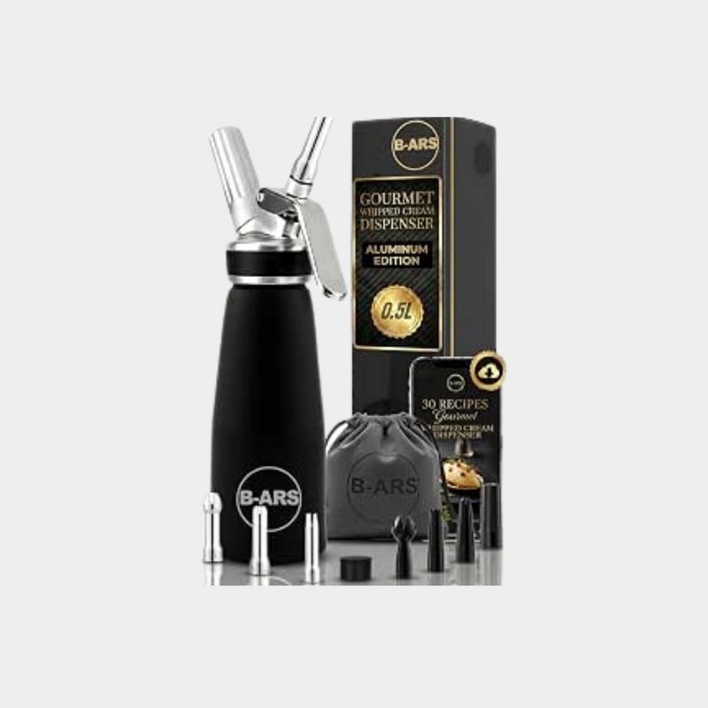 Aluminium Whipped Cream Dispenser 500ml (N20 Cartridge not included)