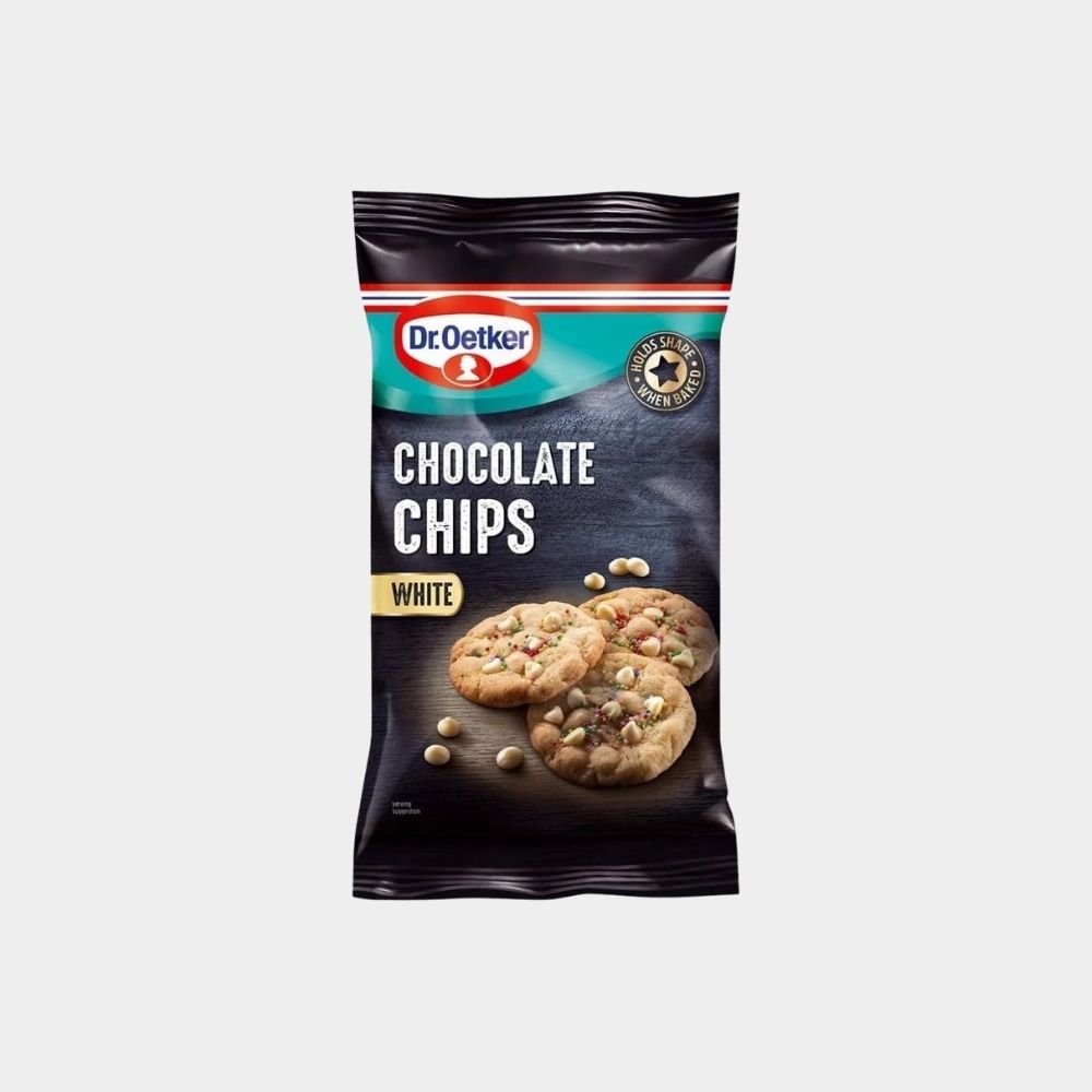Dr. Oetker White Chocolate Chips 100g x 1 x 1