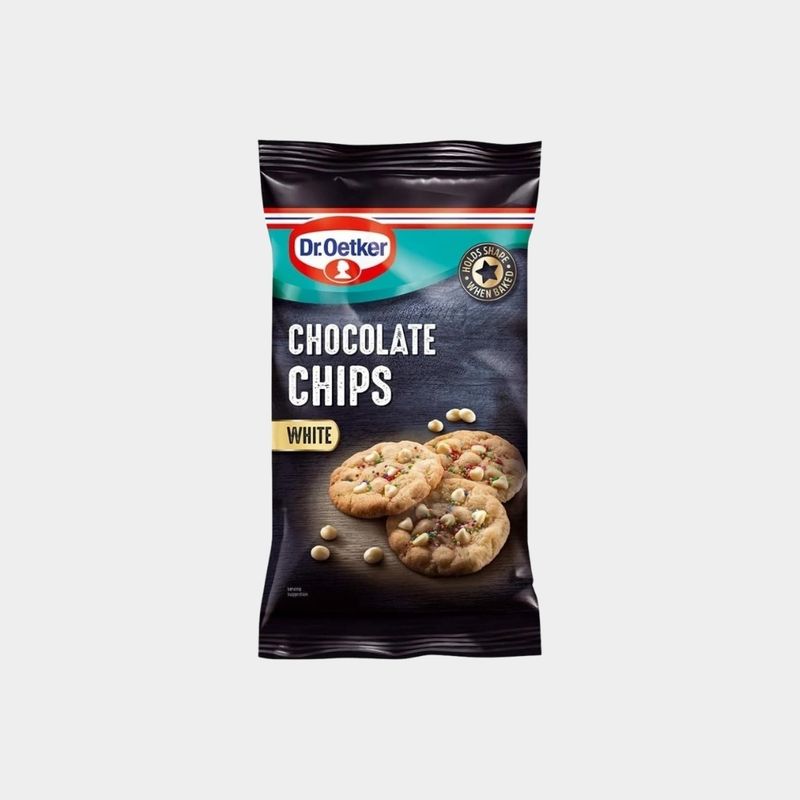 Dr. Oetker White Chocolate Chips 100g x 1 x 1