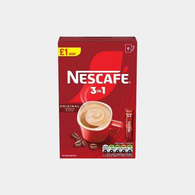 Nescafé 3 in 1 Original 6 x 16g x 1 96g