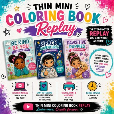 Mini Coloring Book Class Replay