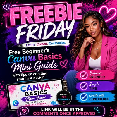 Canva Basics Mini Guide (Instant Download)
