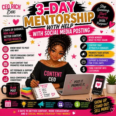 Social Media 3-Day Mentorship