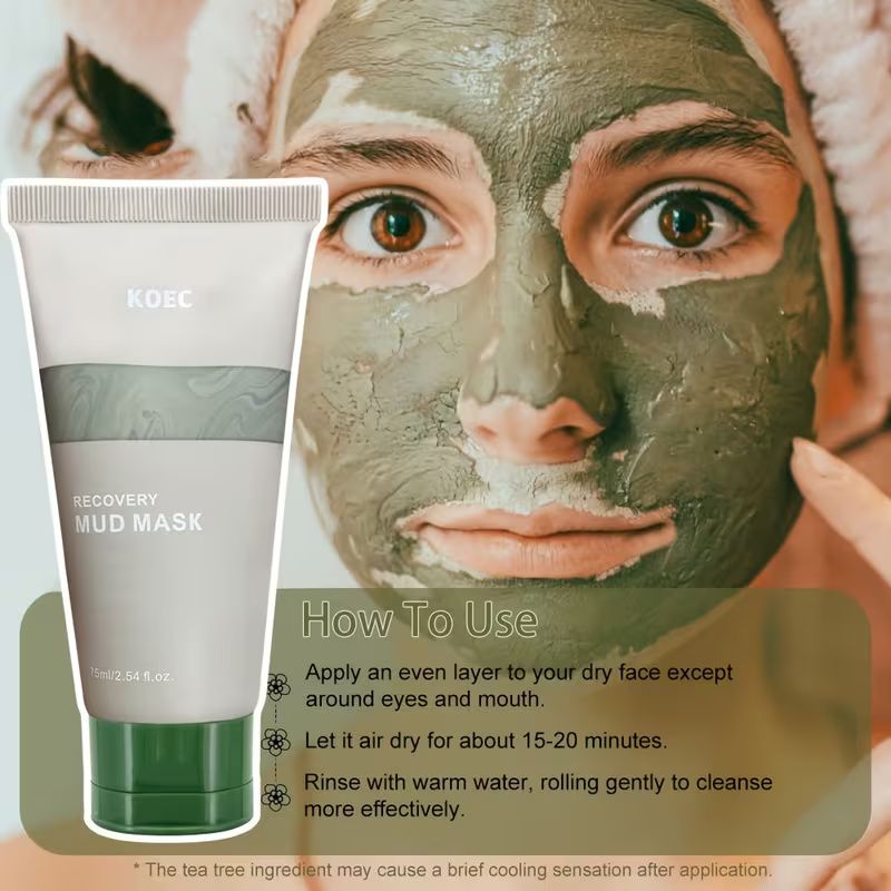 Mud Clay Face&Body Mask | Pore Cleanser Nature-Derived Ingredients | Gentle Beauty