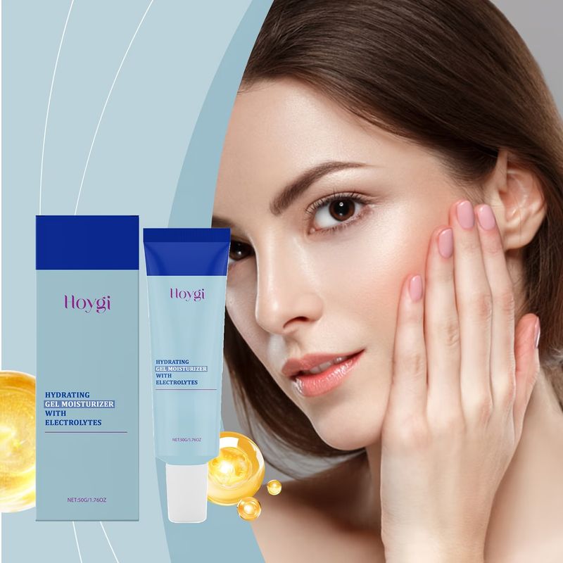 Good Molecules Hydrating Gel Moisturizer – Lightweight Water-Based Gel, Fast-Absorbing Oil-Free Moisturizer for Oily & Combination Skin with Hydrating Electrolytes, Fragrance-Free Face Care