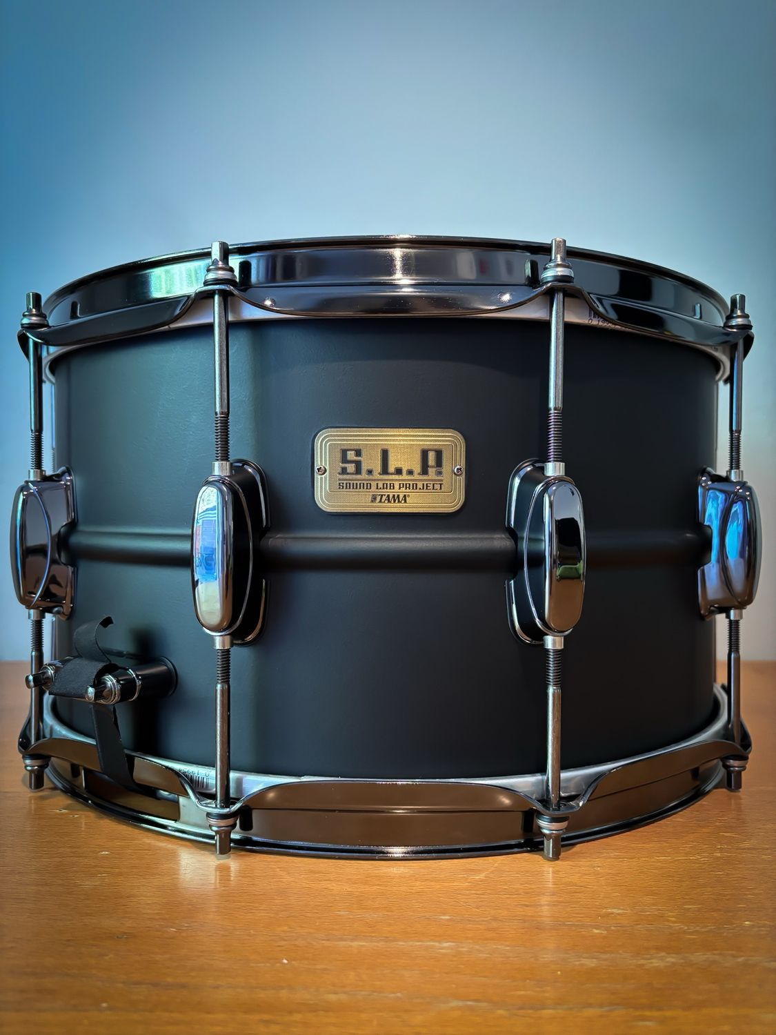 [SOLD] Tama S.L.P Big Black Steel snare drum 14x8 - LST148