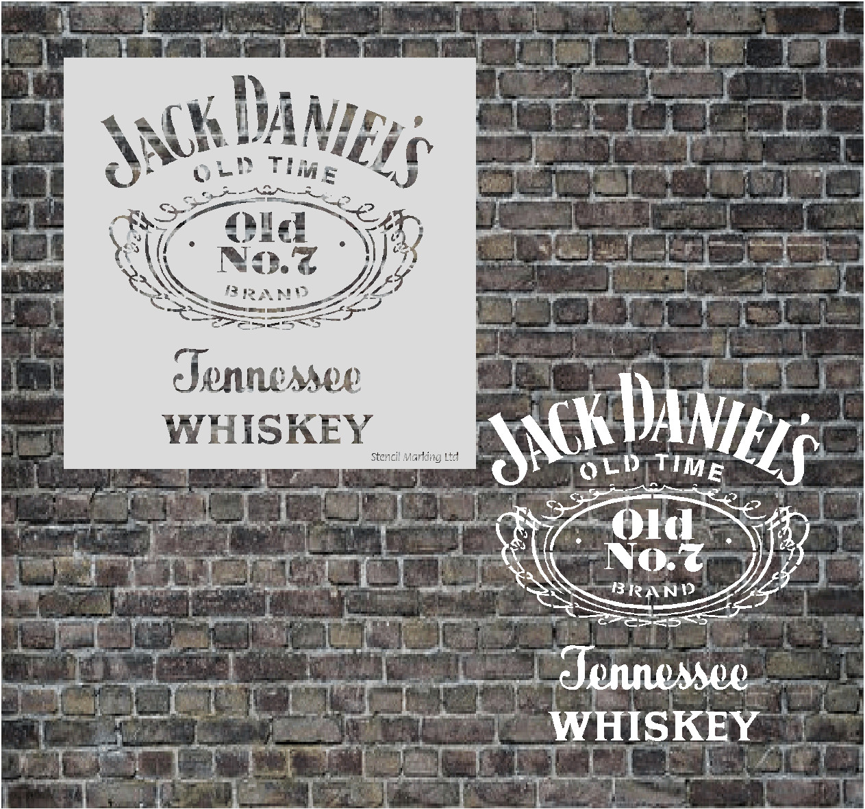 Jack Daniels Stencil