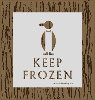 Keep Frozen Stencil