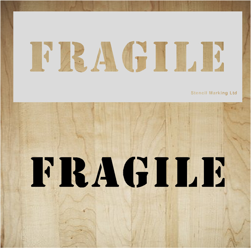 FRAGILE Stencil