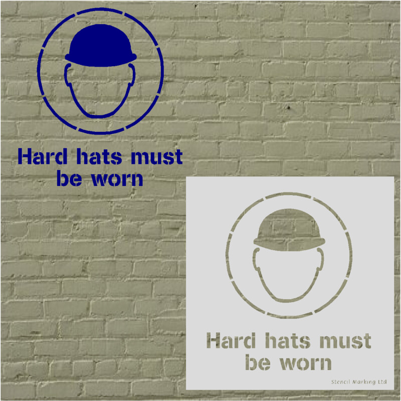 HARD HAT  STENCIL