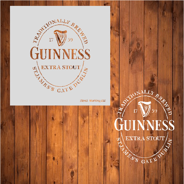 Guinness Stout Stencil