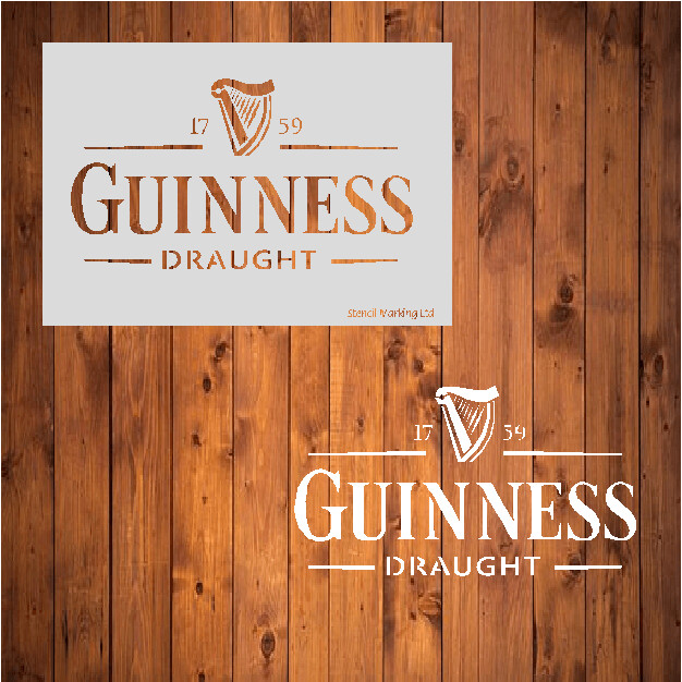 Guinness Draught   Stencil